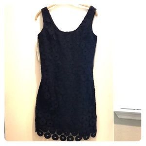 EUC navy shift dress